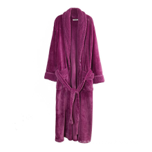 Bathrobe Soft Spa tailored Collar Hooded Long Robe,Unisex bath robe for Women Men